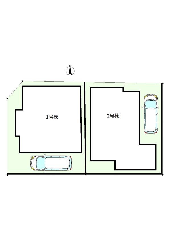 根岸町4丁目区割り図