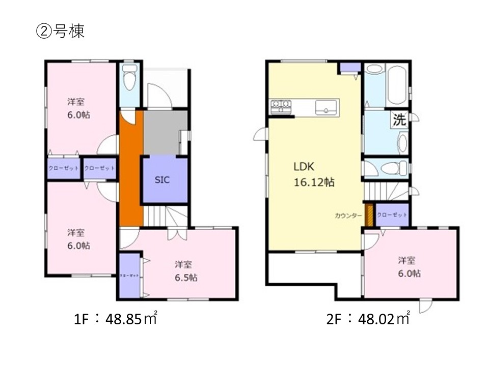 ②号棟間取り